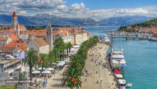 Deutsche Reiseleiterin von Trogir Katarzyna Vuka. Trogir Sehenswürdigkeiten.